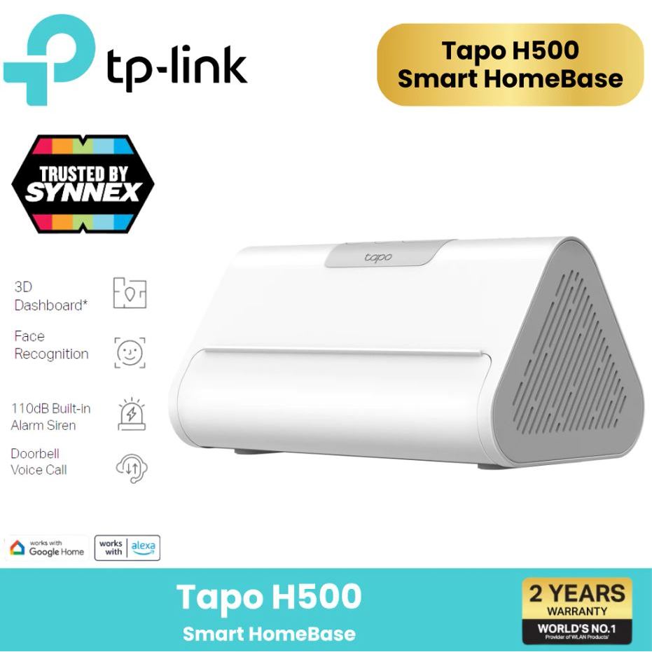 TP-Link #Smart HomeBase พื้นที่เก็บข้อมูลภายในขนาดใหญ่ eMMCในตัว16GB มี Al ตรวจจับขั้นสูง จดจำใบหน้า