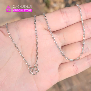 CJ สร้อยลาย GC ตัดเหลี่ยม สีเลส สแตนเลสแท้ ไม่ลอกไม่ดำ
