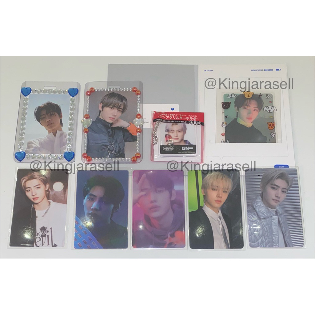 Enhypen Sunghoon PC การ์ด ซองฮุน เหมา Set