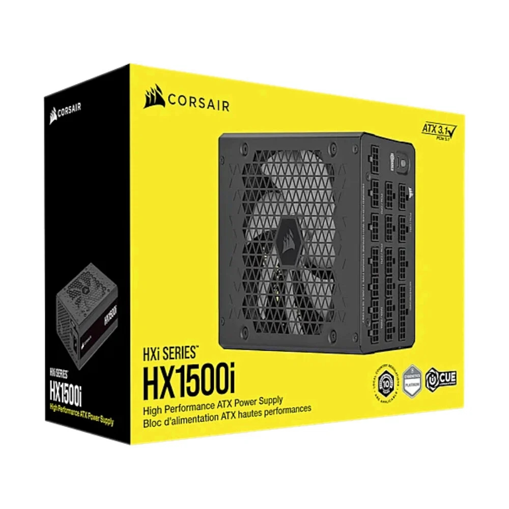 CORSAIR HX1500i 1500W POWER SUPPLY (80+ PLATINUM) (CP-9020309-NA)