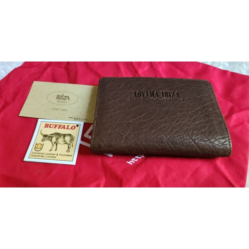 กระเป๋าสตางค์แบรนด์IBIZAแท้💯กระเป๋าหนังควาย