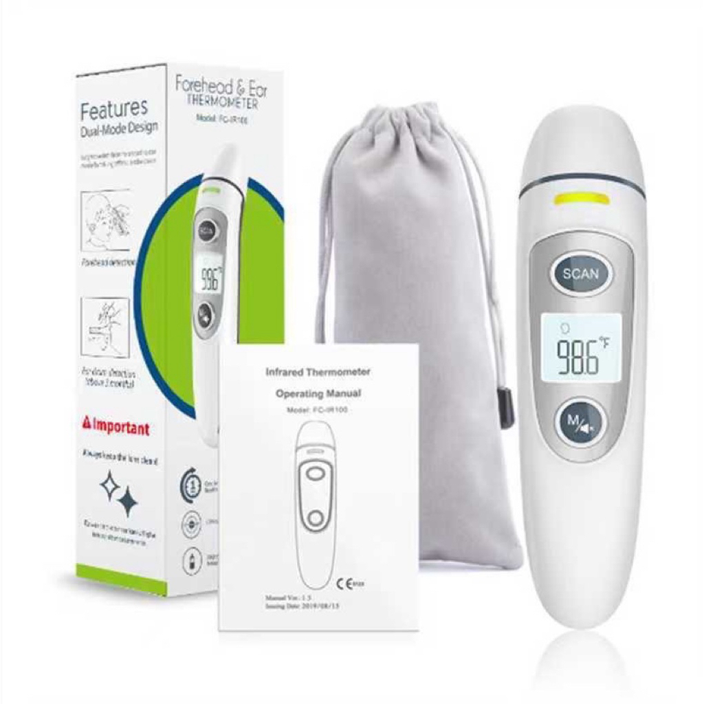 𝗧𝗵𝗲𝗿𝗺𝗼𝗺𝗲𝘁𝗲𝗿 𝗗𝗶𝗴𝗶𝘁𝗮𝗹 𝗜𝗻𝗳𝗿𝗮𝗿𝗲𝗱🤒 ….เครื่องวัดไข้หน้าผากและหูแบบดิจิตอล เทอร์โมมิเตอร์