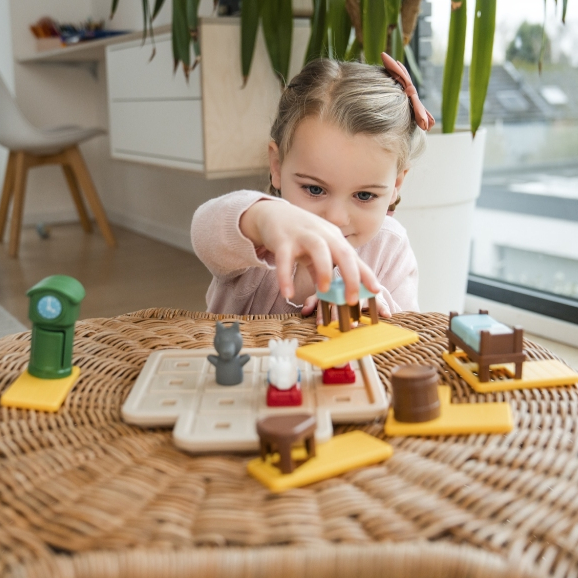 SMART GAMES, The Wolf & The Seven Goats ของเล่นฝึกสมอง เสริมเชาว์ สำหรับเด็ก 3 ปี+  ลิขสิทธิ์แท้ - รูปที่ 5