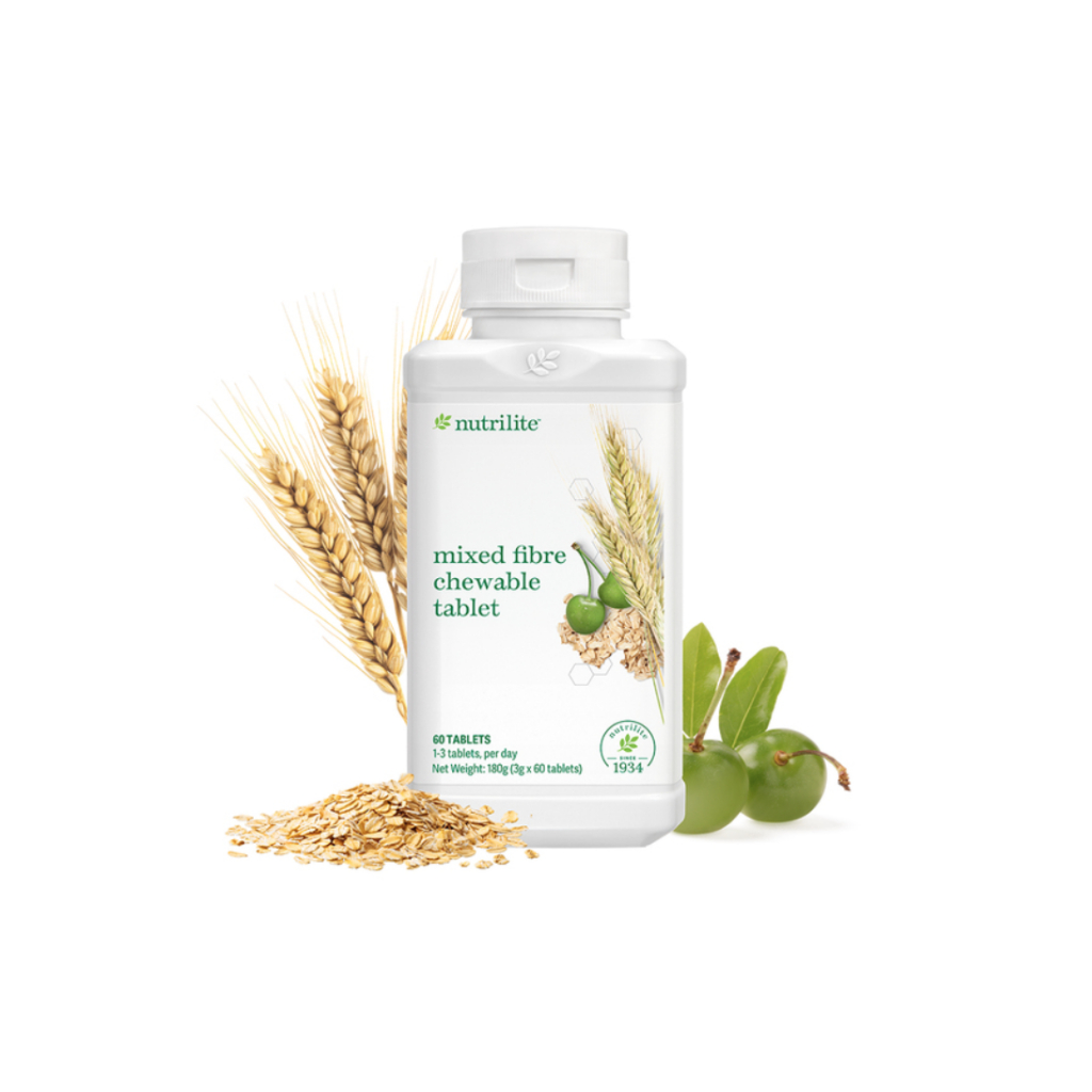 Amway Mixed Fibre Chewable Tablet (60 เม็ด) Nutrilite