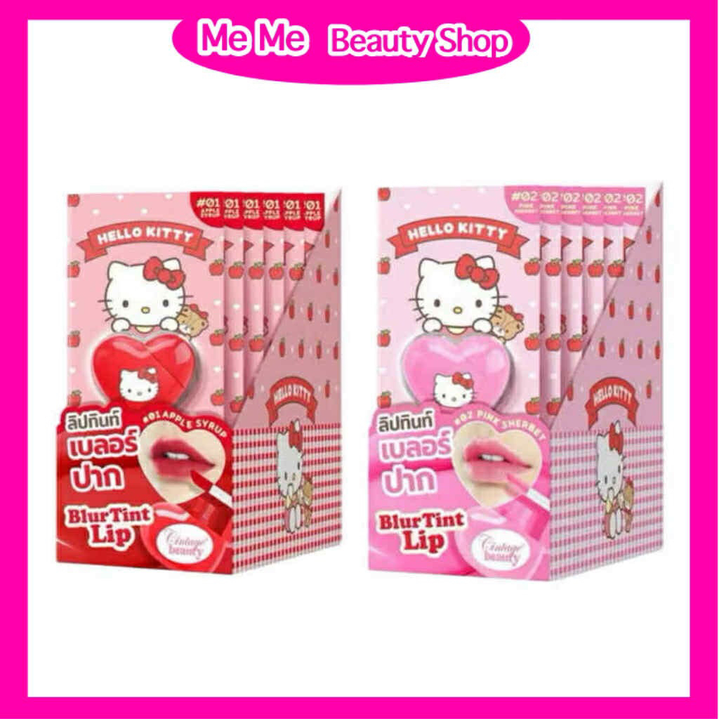 [ยกกล่องx6] ลิปทินส์ CINTAGE X HELLO KITTY LIP TINT ลิปปเนื้อซาตินพกพาง่าย เฮลโลคิตตี้ ลิปคิตตี้ ❤️