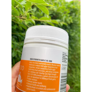 Healthy Care High Strength Garlic Oil 5000mg 150 Capsules