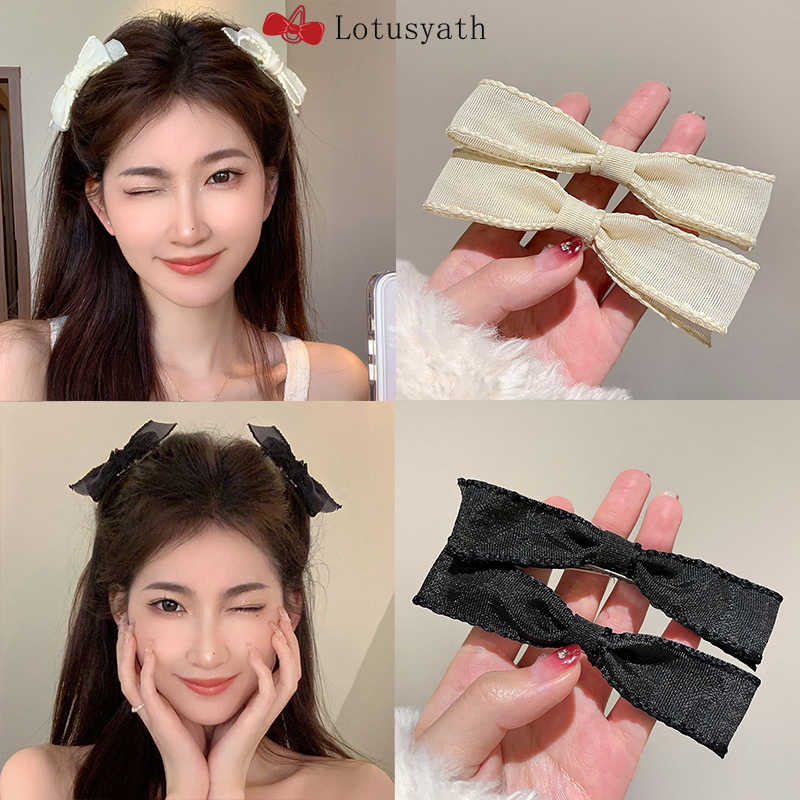 เครื่องประดับผมสาวน้อยแสนหวาน กิ๊บปากเป็ดโบว์น่ารักสุดๆ กิ๊บติดผมสไตล์ป่า