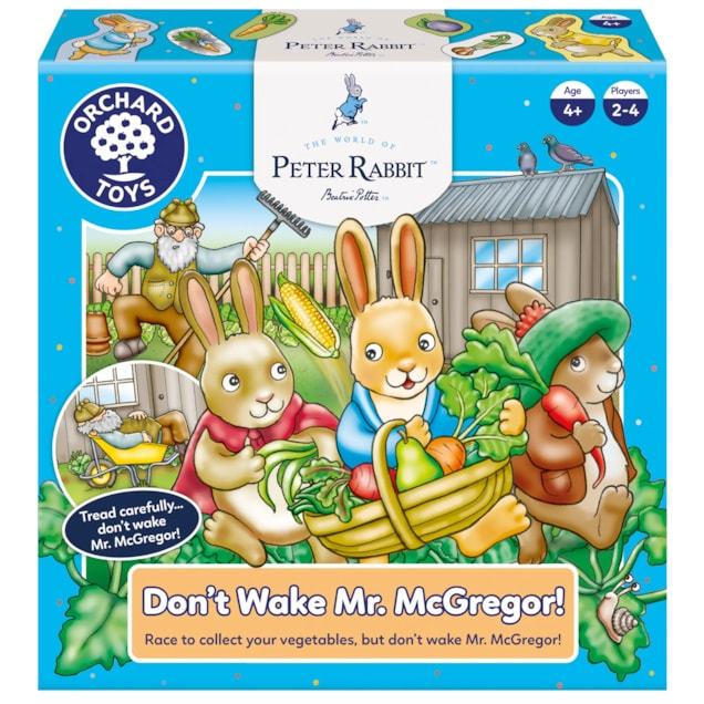 ORCHARD TOYS, Peter Rabbit™ Don't Wake Mr. McGregor! Game บอร์ดเกมเด็ก 4 ปี+  ลิขสิทธิ์แท้จากอังกฤษ