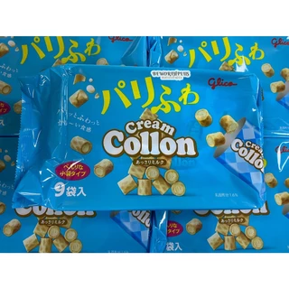 [พร้อมส่ง] Glico Milk Collon บิสกิตโคลอน มี 2 รส รสมัทฉะนม และครีมโคลอน (ถุงใหญ่) วาฟเฟิลกรอบหอมกรุ่น รสชาติเข้มข้น