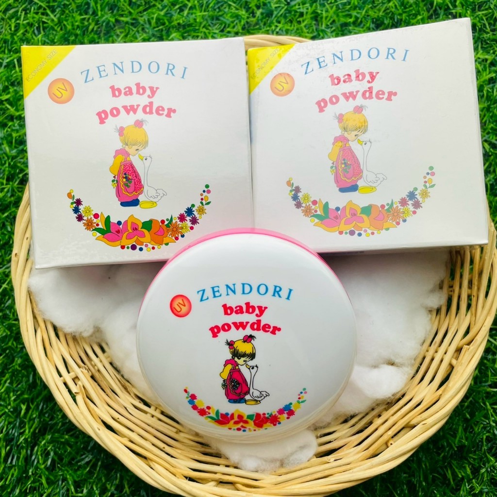 แป้ง Zendori UV protect baby powder เซนโดริ ยูวี โปรเทค เบบี พาวเดอร์ แป้งเนื้อละเอียดอ่อน