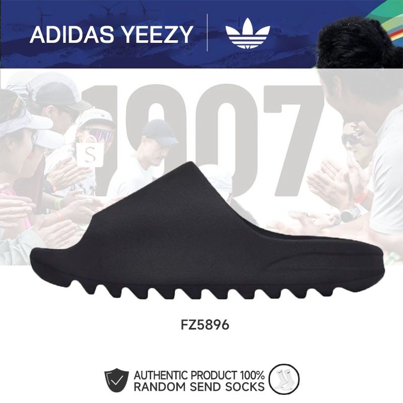 ของแท้ 100%  adidas originals Yeezy Slide  HQ6448   รองเท้าวิ่งสำหรับชายและหญิง