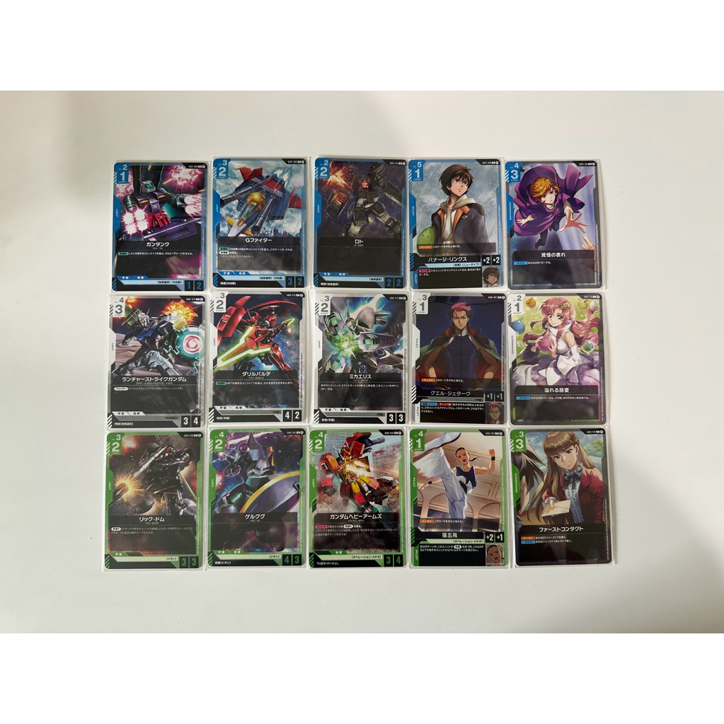 [Gundam Card Game JP]  Limited Box Ver.β แยก Single ระดับ U