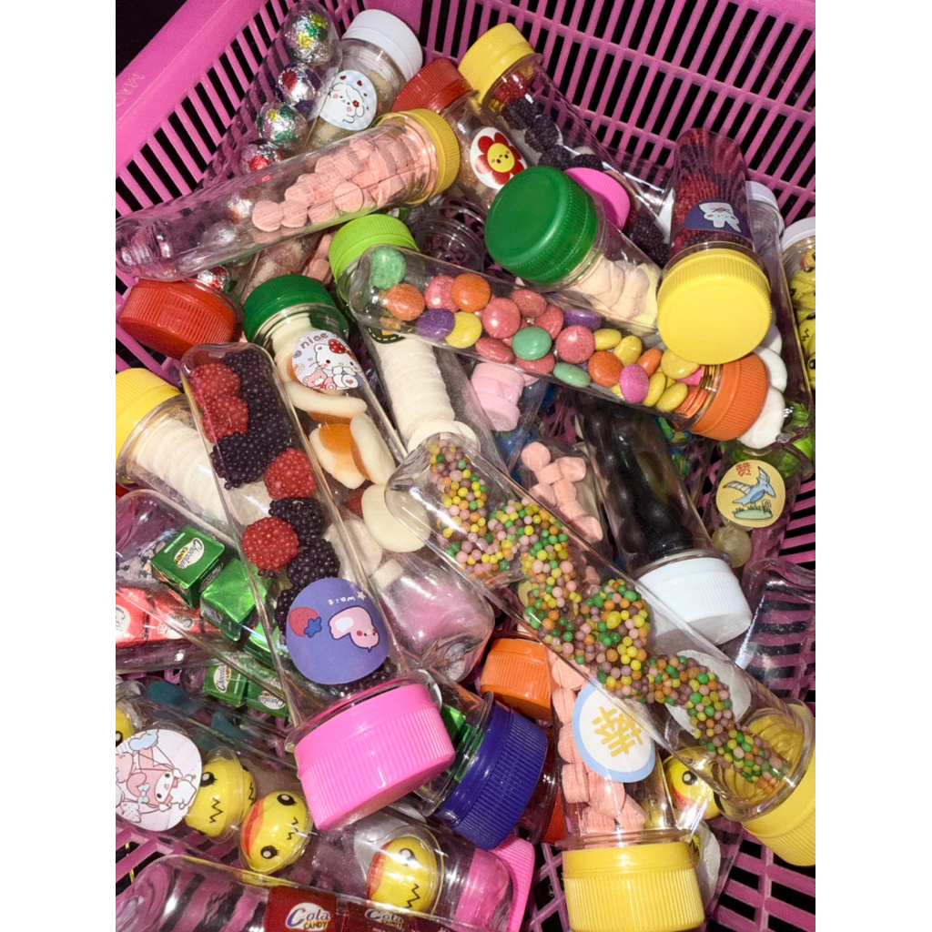 ขนมหลอดคละแบบ 12 หลอด หลอดขนาด 50 ml