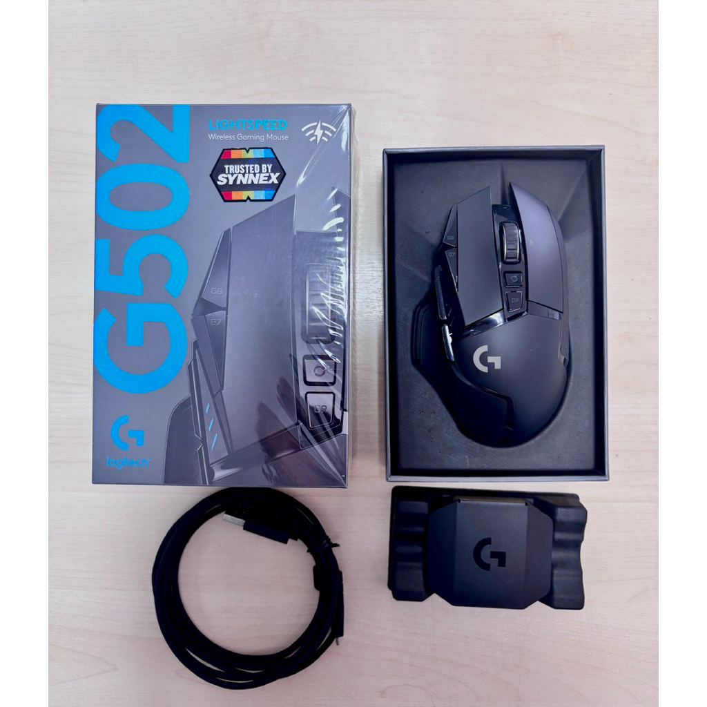 มือ2 สภาพใหม่💯 กล่องซิล LOGITECH G502 LIGHTSPEED WIRELESS GAMING MOUSE เม้าส์ เกมมิ่ง ไร้สาย