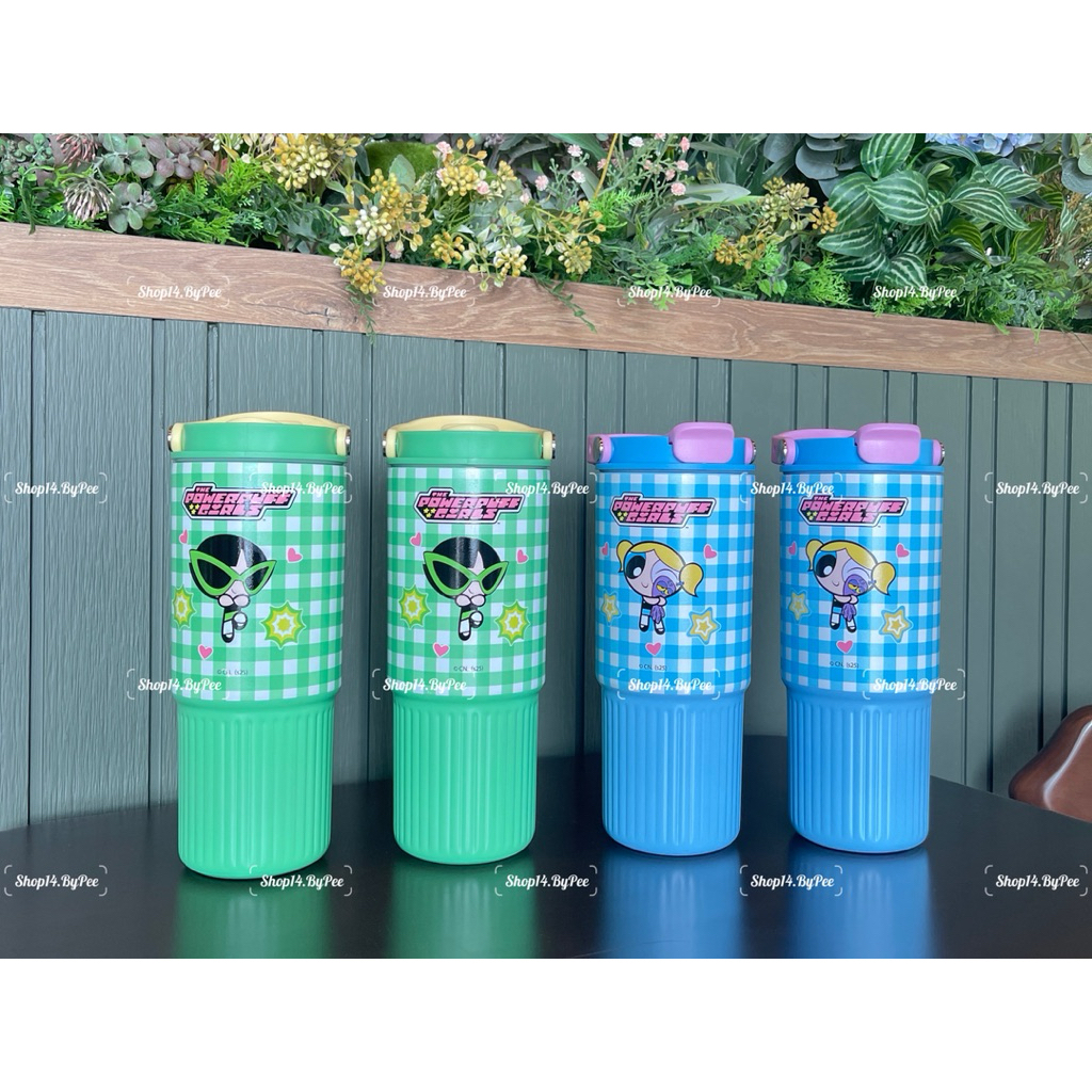 📌พร้อมส่ง📌แก้วสเตนเลส Cafe Amazon Powerpuff Girls Tumbler 22 Oz. ของแท้100%