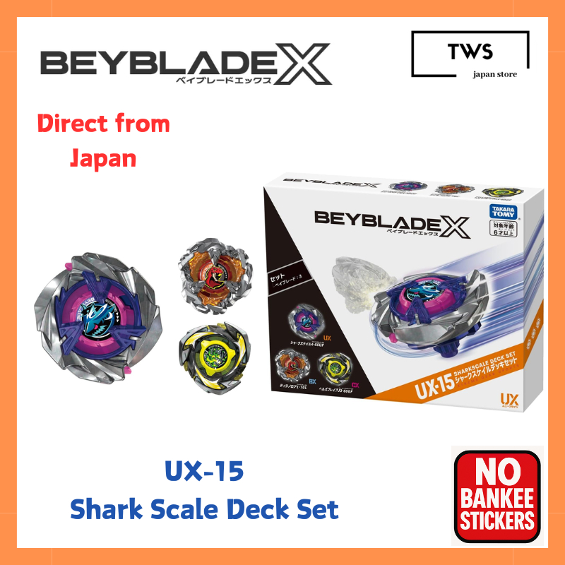 BEYBLADE X UX-15 Shark Scale Deck Set TAKARA TOMY [Direct from Japan]