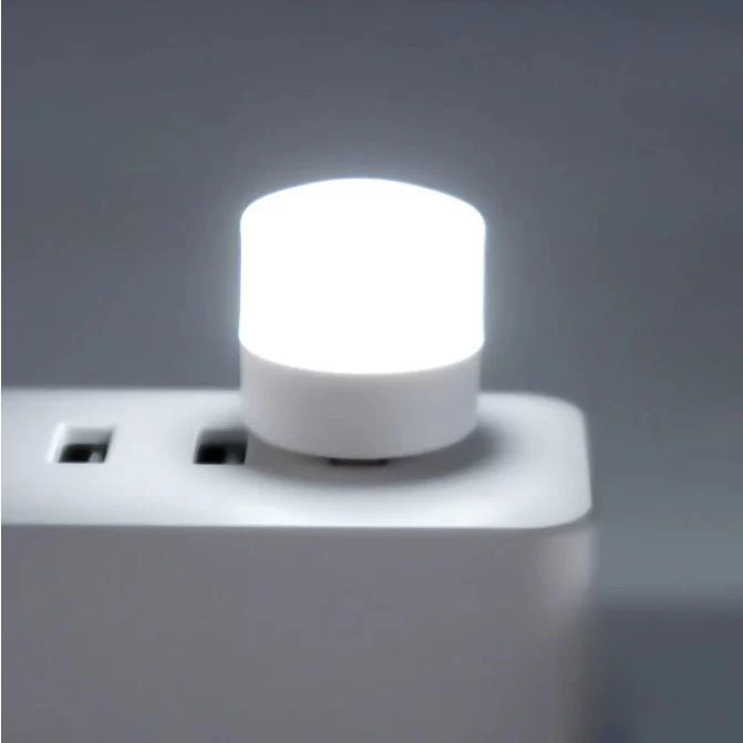 ฟรี ไฟขนาดพกพา LED โคมไฟ USB 2W หลอดไฟ ไฟขนาดเล็ก แสงขาว