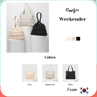 Carlyn Weekender Bag 3 Colors H73105010 (Ivory, Black, Sprin…