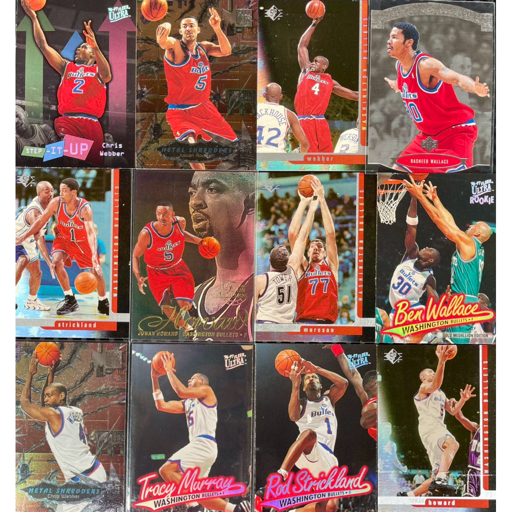 การ์ดบาสเกตบอล Washington Bullets 1996-97