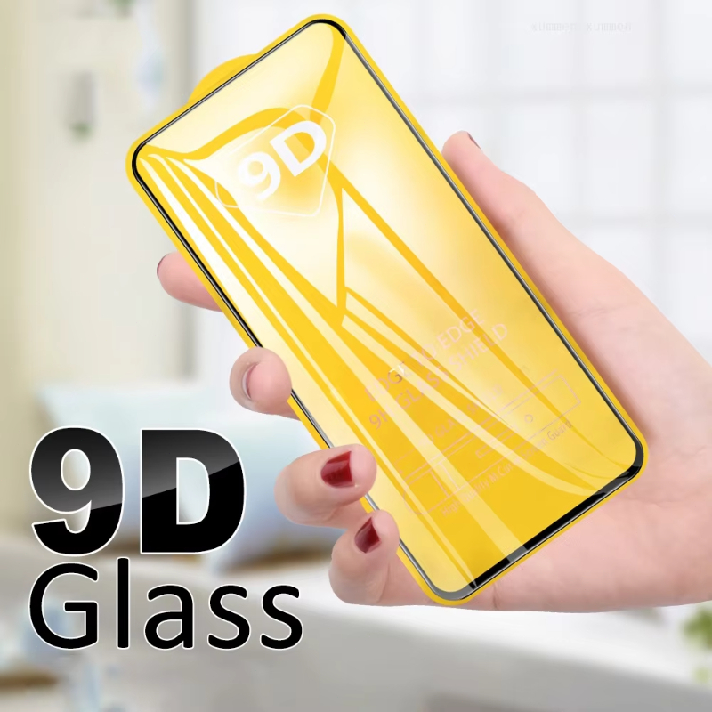 9D ฟิล์มกระจกเต็มจอ For Xiaomi Redmi 13C 10 10C 12C 8 8A 9 9A 9T 9C Note 13 12 11 10 9 8 Pro Mi 13T 11 10T Poco X6 Pro