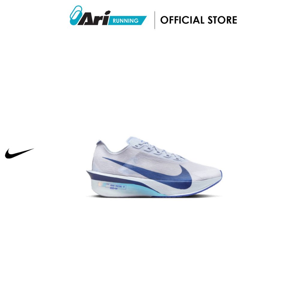 NIKE W ZOOMX VAPORFLY NEXT% 4 - GHOST/BLUEVOID (HF6412-001)  รองเท้าวิ่ง ผู้หญิง ไนกี้ VAPORFLY NEXT
