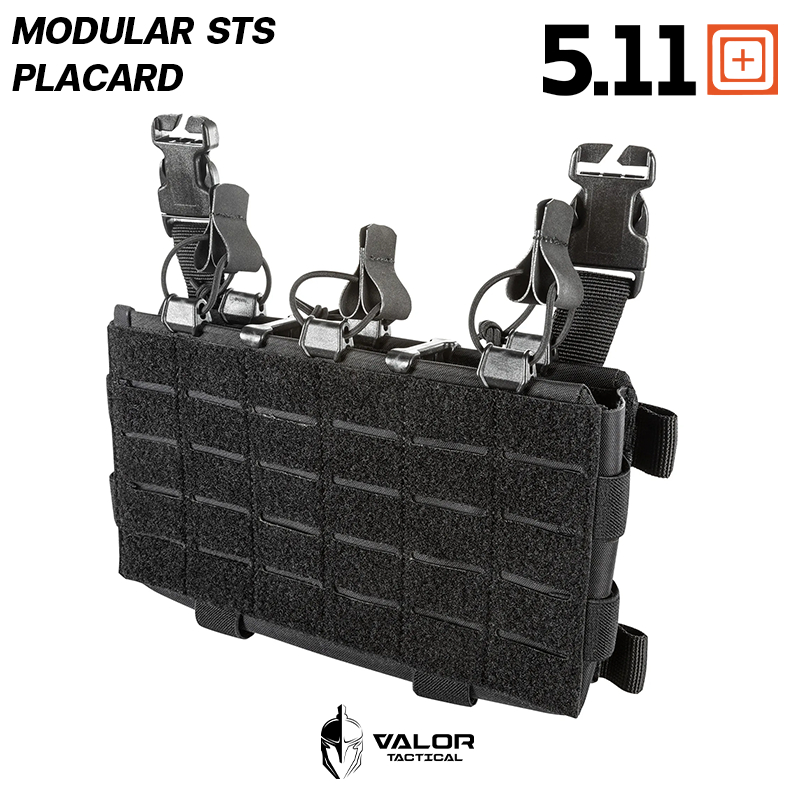 5.11 Tactical - Modular STS Placard แผงติดหน้าปลดเร็ว อุปกรณ์เสริม สำหรับเสื้อเกราะ ขนาดเดียว
