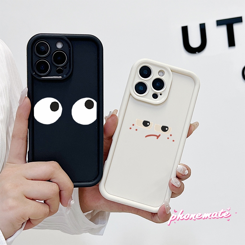น่ารักยิ้มแสดงออกตลกเคสอ่อน เคส  Infinix Hot 40i Smart8/8Pro/8Pro+/HD SPARK20/SPARK20C Tecno Spark Go 2024