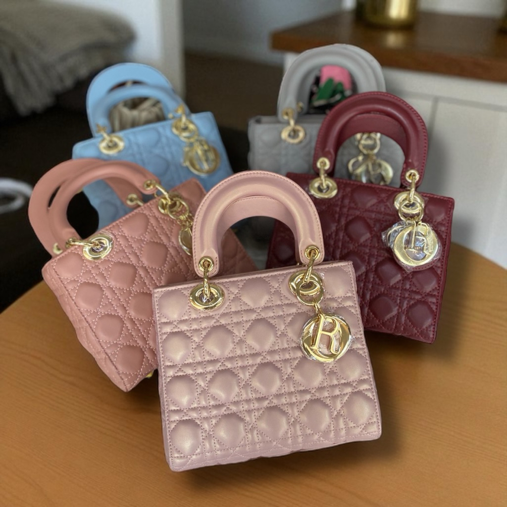 Lady Lovera 20cm กระเป๋าหนังแกะ แบรนด์Lovera