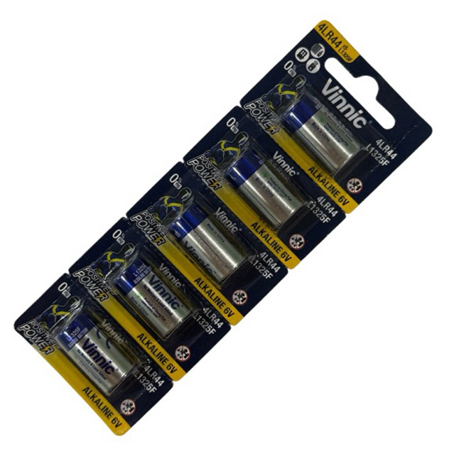 ถ่านVinnic L1325F/4LR44 alkaline 6V ของแท้