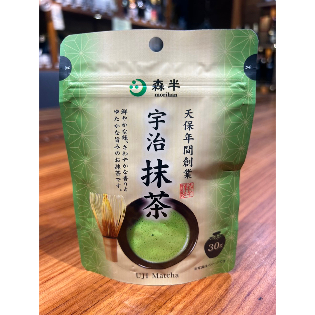 Matcha Morihan Uji Matcha Powder มัทฉะ เกรดพิธีการ 30g แท้จากญี่ปุ่น Uji Kyoto Matcha Japan
