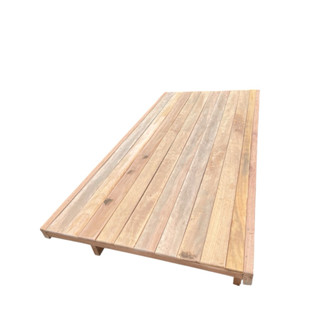 เตียงไม้ แคร่ไม้ กว้าง 100 ซม. ยาว200ซม. สูง45ซม(ลูกค้าต้องป…