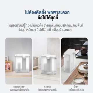 Philips Water เหยือกกรองน้ำ รุ่น AWP2980WH และไส้กรอง AWP225 (3 ชิ้น) กรองน้ำดื่ม พกพาสะดวก ไม่ต้องติดตั้ง ของแท้