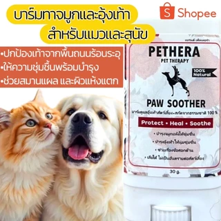 บาร์มทาอุ้งเท้า​ ซอกเล็บ แผลกดทับตามข้อ ทาจมูกสุนัขแมวชุ่มชื่น ธรรมชาติเลียได้