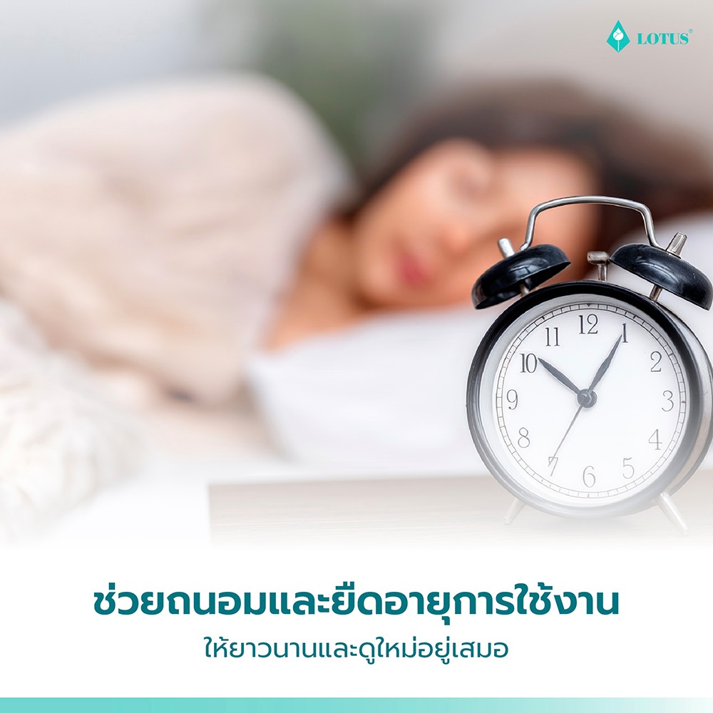 LOTUS ผ้ารองกันเปื้อน  PERFECT SLEEP รองรับความหนาได้ถึง 16 นิ้ว แบบเต็มตัว ส่งฟรี - รูปที่ 6