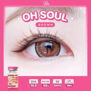 [1คู่ เพียง 99.-] Kitty Kawaii Contact Lens : Oh soul - คอนแทคเลนส์รายเดือน