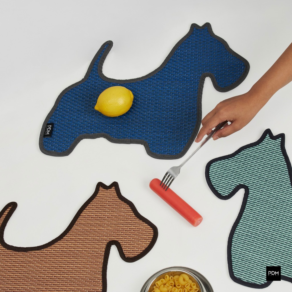 PDM Karava Place Mat (ที่รองจาน) Ally Canine (รูปทรงน้องสุนัข)