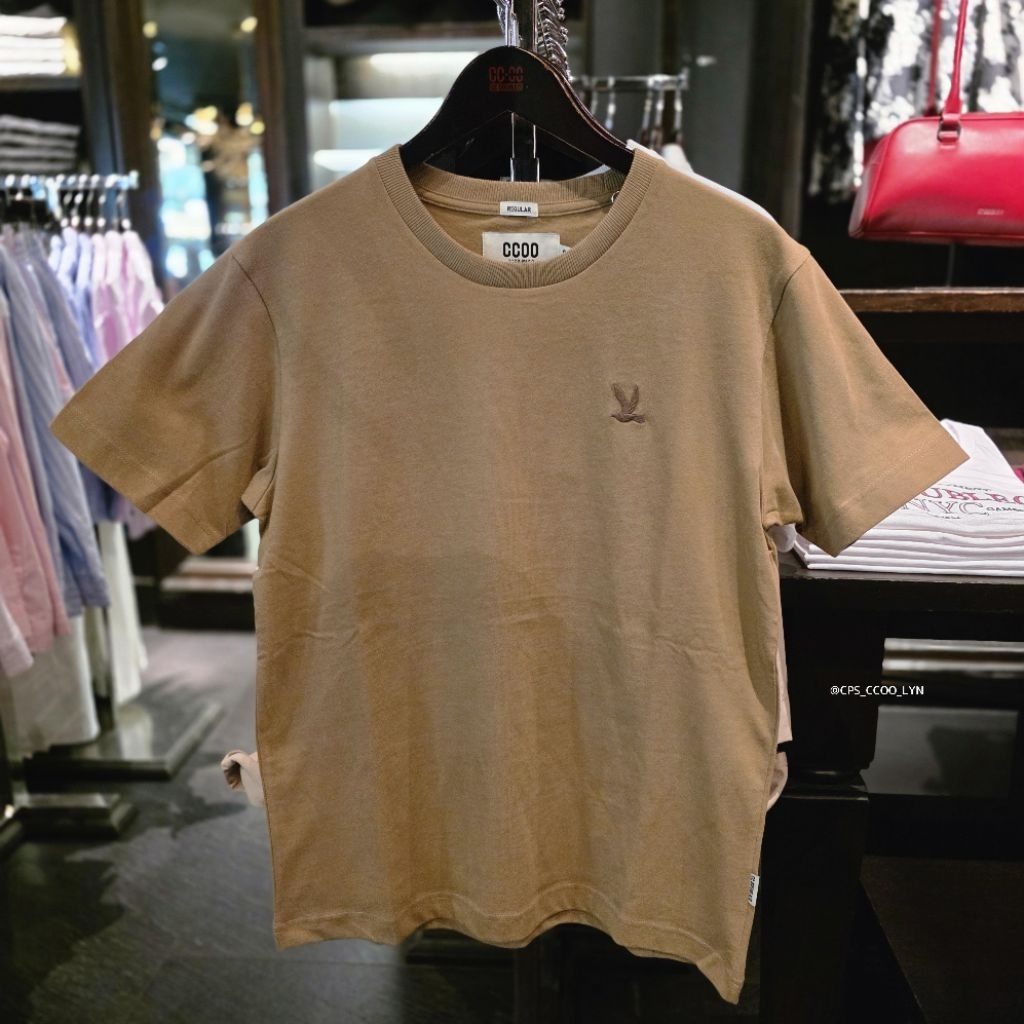 🛍 เสื้อยืดเบสิค CC DOUBLE O ผู้ชาย คอลใหม่ล่าสุด ของแท้💯% จัดส่งพร้อมถุงShop