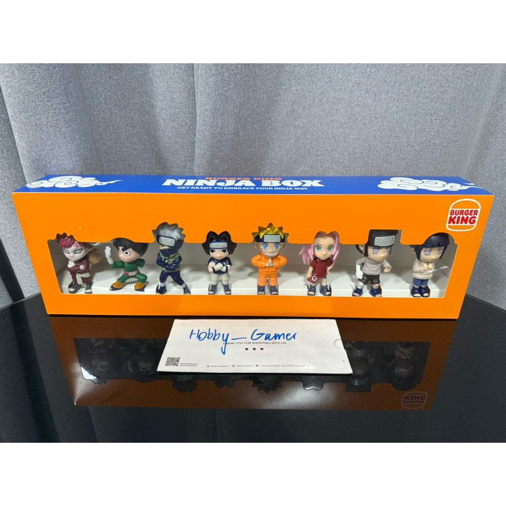 (มือ1 พร้อมส่งด่วน🇹🇭 ถูกที่สุด!! ของแท้💯) ชุดเซทของเล่น Naruto Burger King Boxset ครบทั้งหมด 8 ตัว ใ