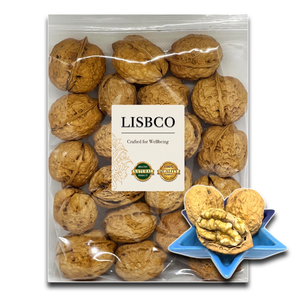 วอลนัท ติดเปลือก 500 กรัม Walnut in Shell 500 g. Grade AA+ Quality Product ผลิตใ