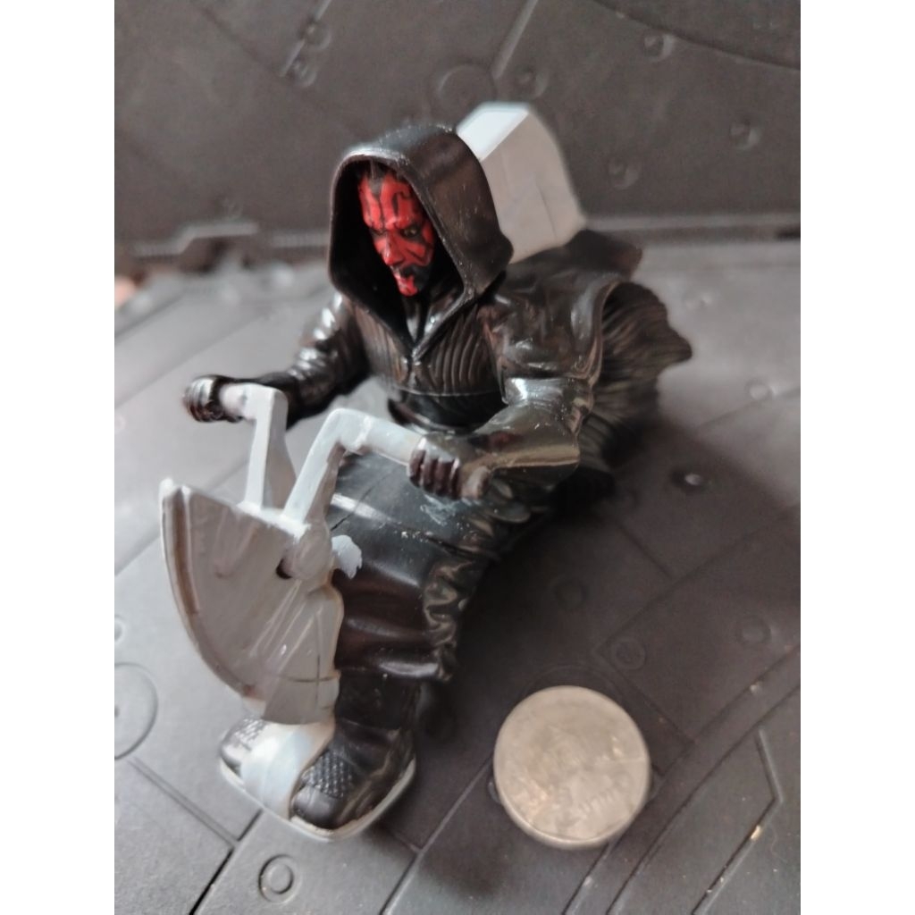 โมเดลดาร์ธโมล 1999 DARTH MAUL 4.5" Desert Sith Speeder Bike Toy Star Wars Applause