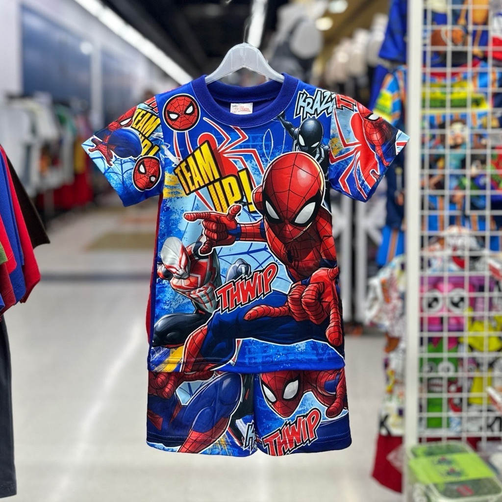 ชุดเซ็ตลายsuper hero ลายรถ ผ้ามันลิขสิทธิ์แท้