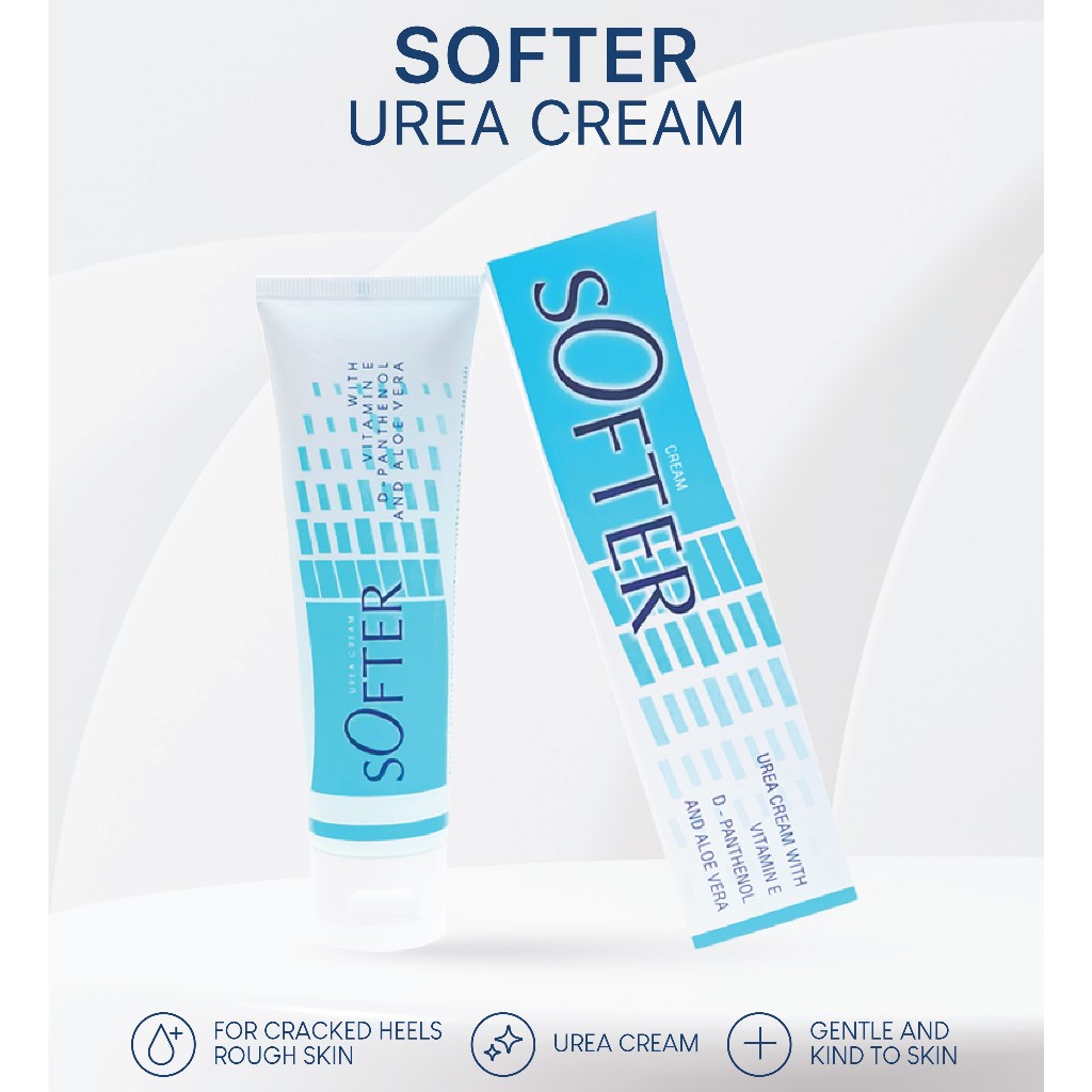 หมอมวลชน ซอฟท์เทอร์ Softer  ครีมทาส้นเท้าแตก มือลอก ข้อศอกด้าน ขนาด 15 กรัม ยูเรียครีม Urea Cream
