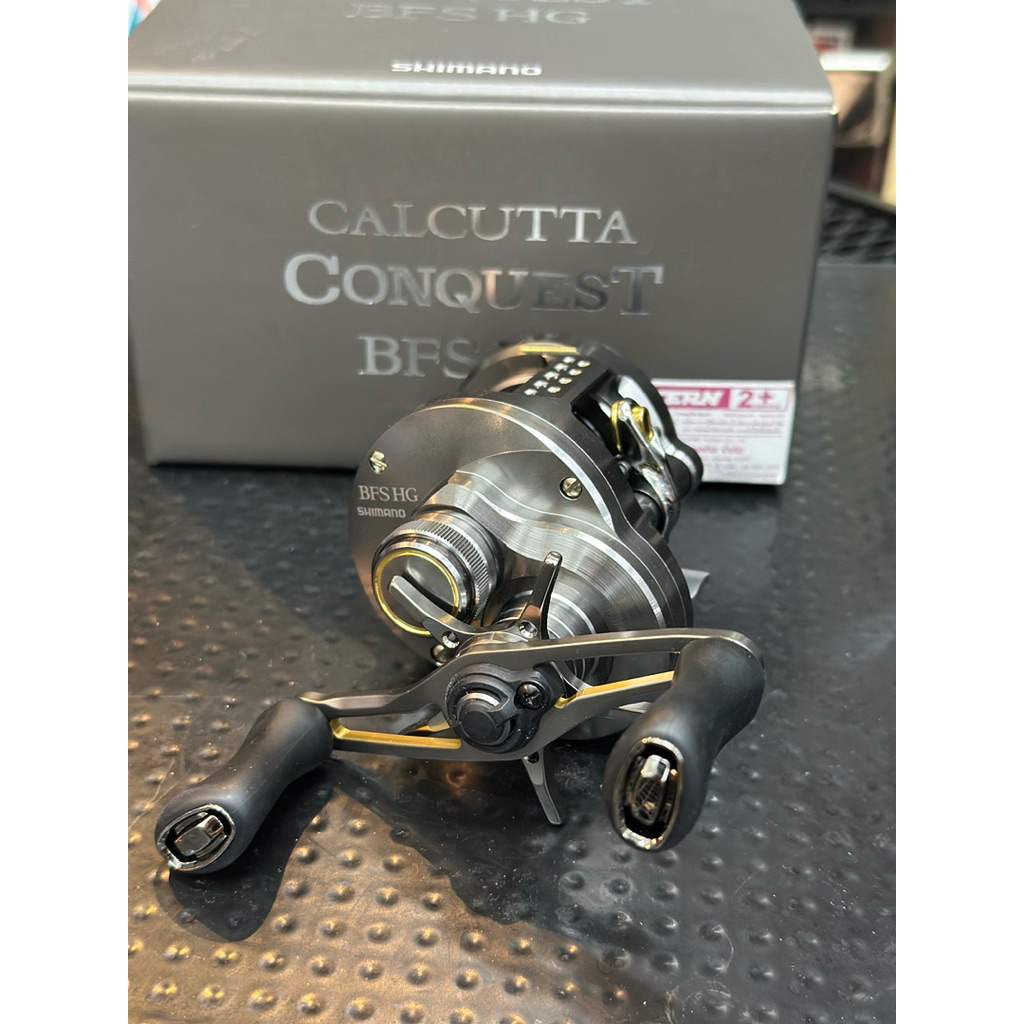 รอก Shimano Calcutta Conquest BFS ซ้าย ปี23 รอกตีเหยื่อเบา รอกเบททรงกลม