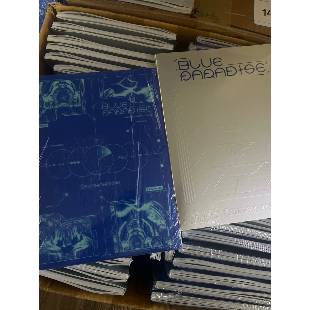 พร้อมส่ง อัลบั้มไม่แกะ ZEROBASEONE ZB1 BLUE PARADISE PHOTOBOOK VER