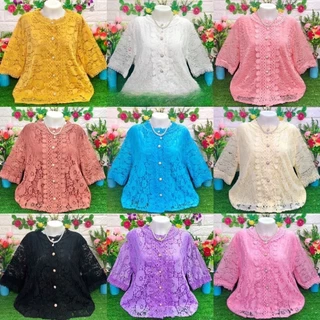 เสื้อลูกไม้ คนแก่ 9 สี ราคาถูก