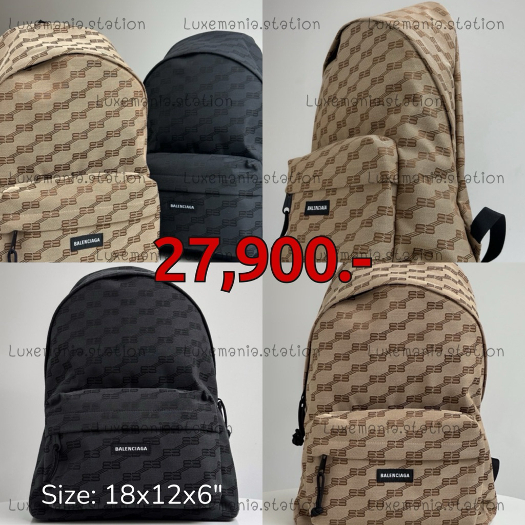 🇹🇭👜[พร้อมส่ง]: New!! Balenciaga Backpack Bag ‼️ก่อนกดสั่งรบกวนทักมาเช็คสต๊อคก่อนนะคะ‼️