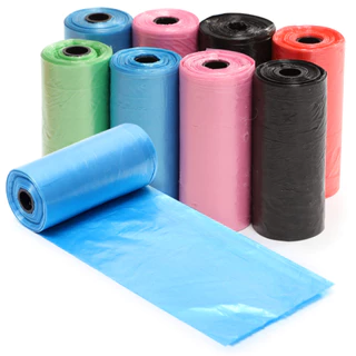 PP-032 ถุงเก็บอึหมา แมว สุนัข (สุ่มสี 12 ชิ้น) สัตว์เลี้ยง ถุงขยะพกพา ราคาถูก พร้อมส่ง
