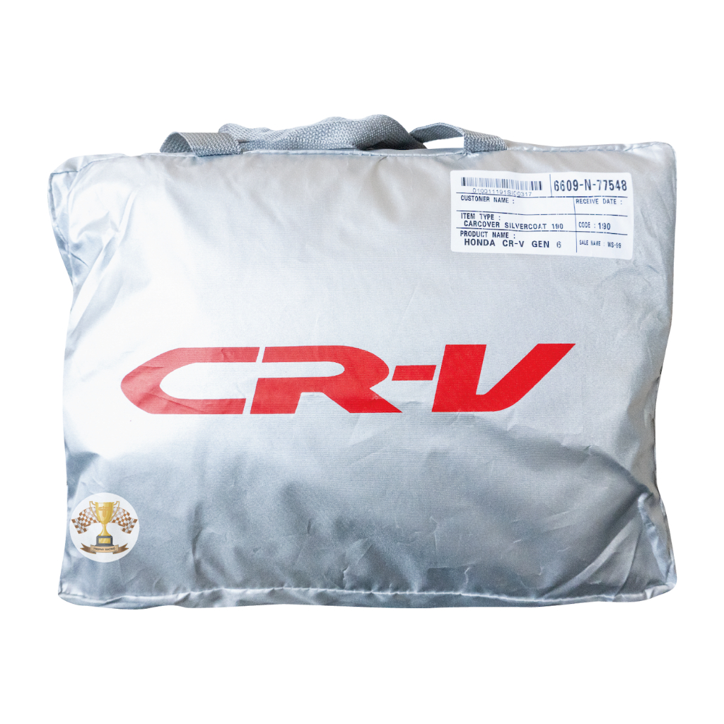 ผ้าคลุมรถ HONDA CRV 2023 – ปัจุบัน [ Gen-6 ] ตรงรุ่น เนื้อผ้า Silver Coat ทนแดด ไม่ละลาย honda crv ฮอนด้า ซีอาร์วี ราคา ถูกที่สุด ดีลบีเคเค แกลเลอรีภาพที่ 2