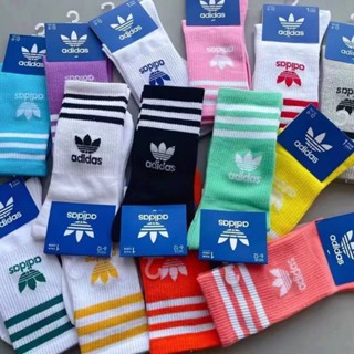ถุงเท้ากีฬาถุงเท้าAdidas ข้อยาว/ข้อกลาง
