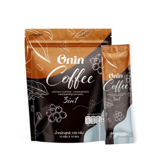 อรอิน กาแฟ Onin coffee instant coffee mixed powder 1ห่อมี10ซอง